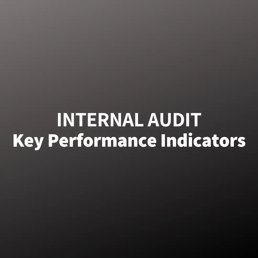 Internal Audit Key Performance Indicators